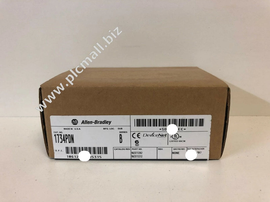 1734-PDN   Allen Bradley   POINT I/O DeviceNet Interface Module  Brand new  Fast shipping