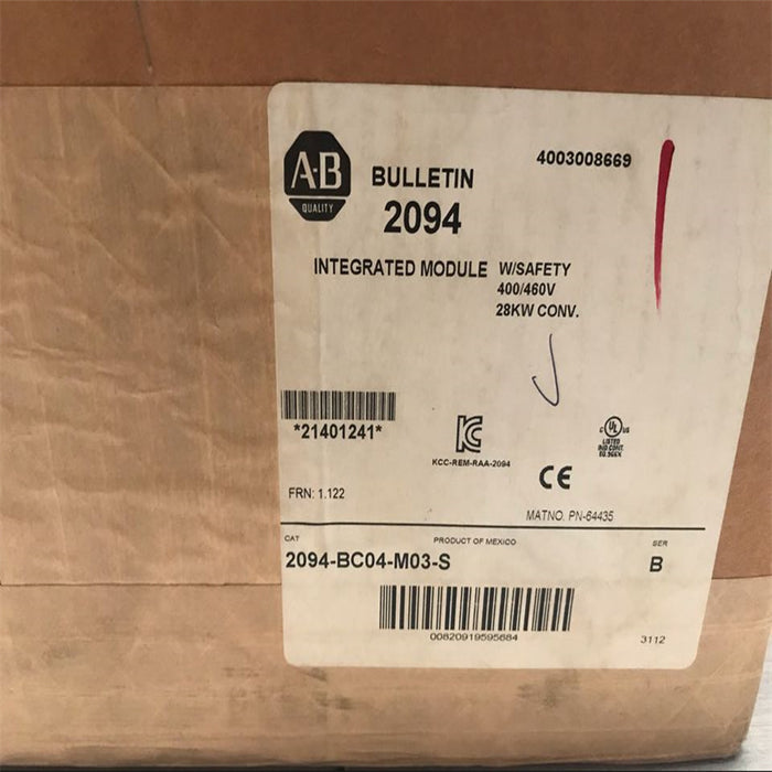 2094-BC04-M03-S Allen-bradley Servo Driver Brand New Fastshipping